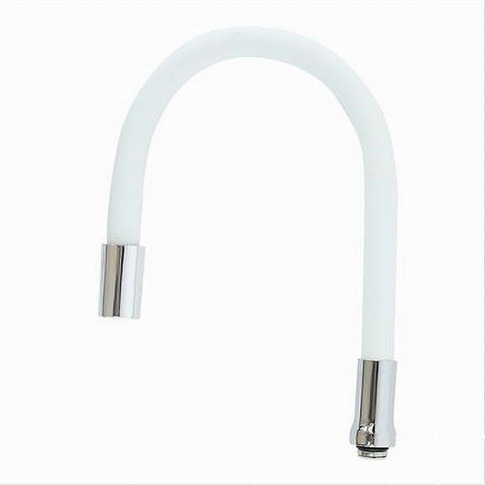 CANNA RICAMBIO TUBO FLESSIBILE PER RUBINETTO LAVELLO DA CUCINA BIANCO 50CM 87505 in Flessibili doccia Trade Shop italia - Napoli, commercioVirtuoso.it