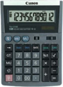 Canon - Calcolatrice TX-1210E - Grigio - 4100A014 Cancelleria e prodotti per ufficio/Elettronica per ufficio/Calcolatrici/Finanziarie Eurocartuccia - Pavullo, Commerciovirtuoso.it