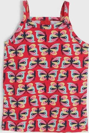 Canotta Bambina Estiva Colorata Stampata MultiColor Canottiera Estate Bimba 95% Cotone Top Baby Girl Spalline Sottili Kyly