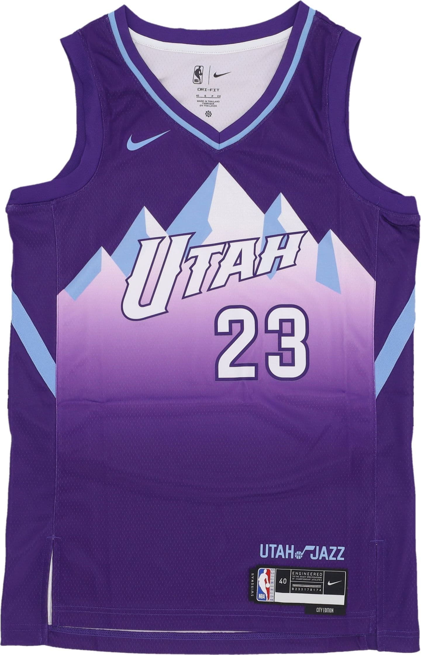 NIKE NBA Canotta Basket Uomo Nba Dri Fit Swingman Jersey No 23 Lauri Markkanen Utajaz Field Purple da uomo in T-Shirt Drestige - Casamassima, commercioVirtuoso.it