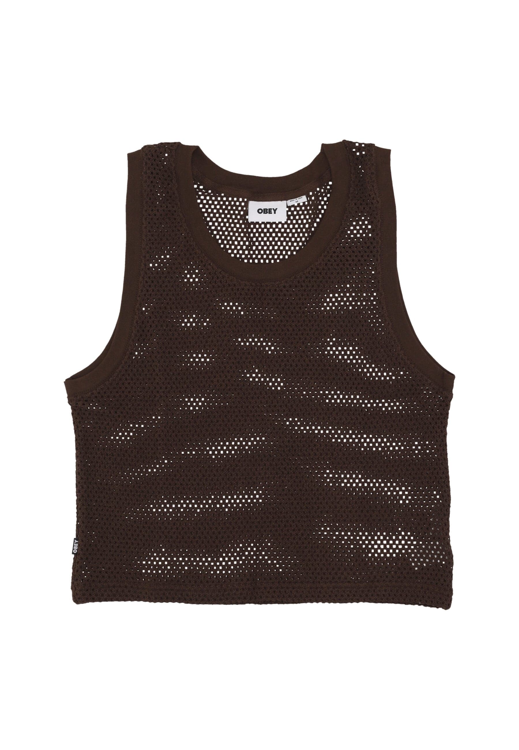 OBEY Canotta Donna W Hudson Mesh Tank Java Brown da donna in Canotte e top Drestige - Casamassima, commercioVirtuoso.it