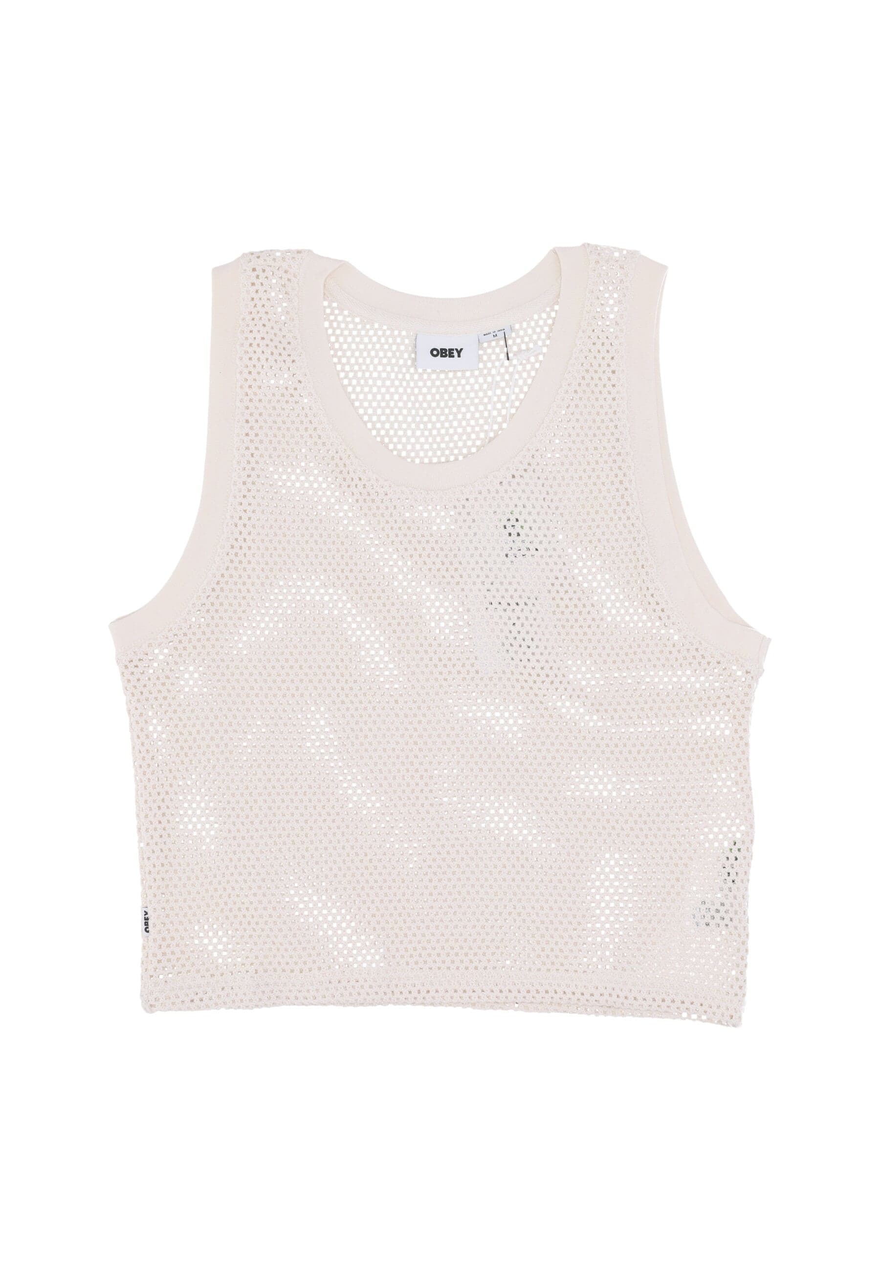 OBEY Canotta Donna W Hudson Mesh Tank Unbleached da donna in Canotte e top Drestige - Casamassima, commercioVirtuoso.it