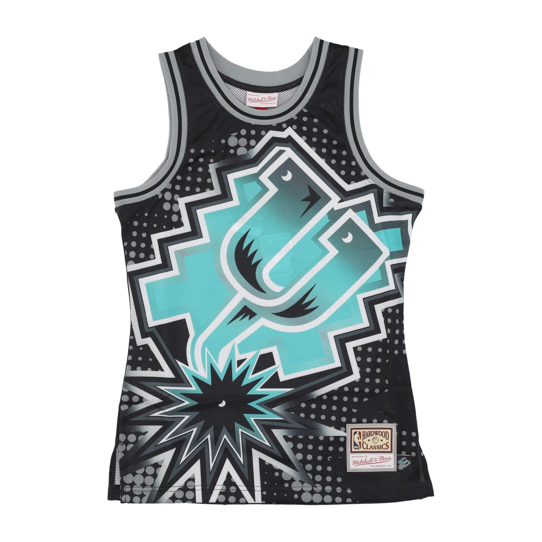 MITCHELL & NESS Canotta Tipo Basket Uomo Nba Big Face 7.0 Fashion Tank Saaspu Black da uomo in Maglie sportive da uomo Drestige - Casamassima, commercioVirtuoso.it