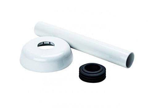 Canotto di allacciamento Con Rosone, Di Colore Bianco Di Cm 30 in Vasi WC BagnoClic.it - Pregnana Milanese, commercioVirtuoso.it