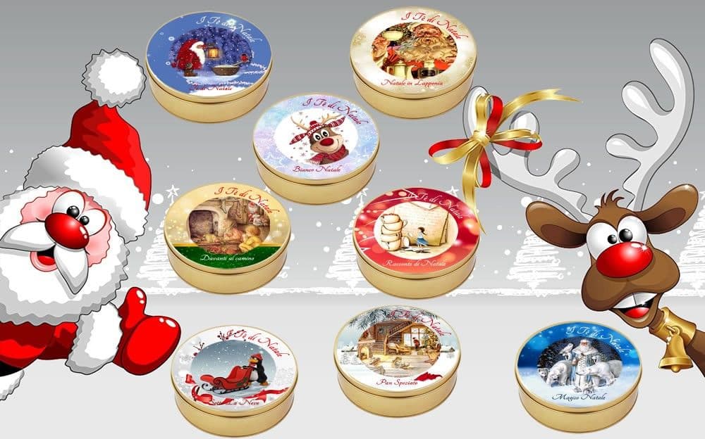 Canzone di Natale - Tè nero in lattina regalo Alimentari e cura della casa/Caffè tè e bevande/Tè e tisane/Tè nero MariTea bottega del Tè - Lodi, Commerciovirtuoso.it