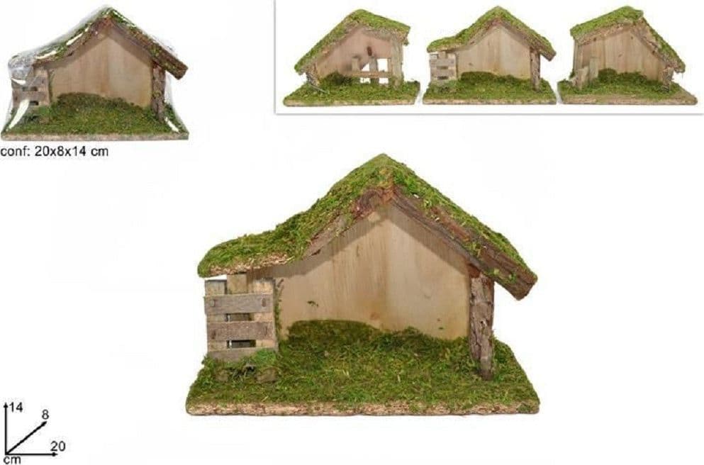 Capanna Piccola Vuota 20x8x14 Cm Presepe Addobbo Natale Decorazione Vari Modelli Casa, arredamento e bricolage > Prodotti per Feste > Prodotti Natalizi Trade Shop italia - Napoli, Commerciovirtuoso.it