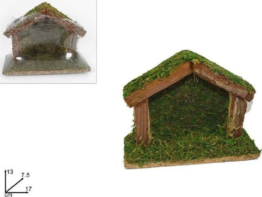 Capanna Vuota 17x13x7.5 Cm Muschio Presepe Addobbo Decorazione Natale Natalizio Casa, arredamento e bricolage > Prodotti per Feste > Prodotti Natalizi Trade Shop italia - Napoli, Commerciovirtuoso.it