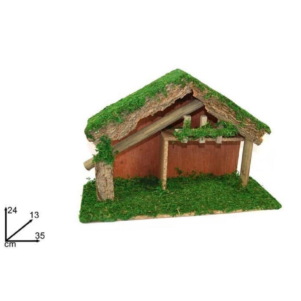 Capanna Vuota 35x24x13 Cm Muschio Presepe Addobbo Natale Decorazione Natalizio Casa, arredamento e bricolage > Prodotti per Feste > Prodotti Natalizi Trade Shop italia - Napoli, Commerciovirtuoso.it