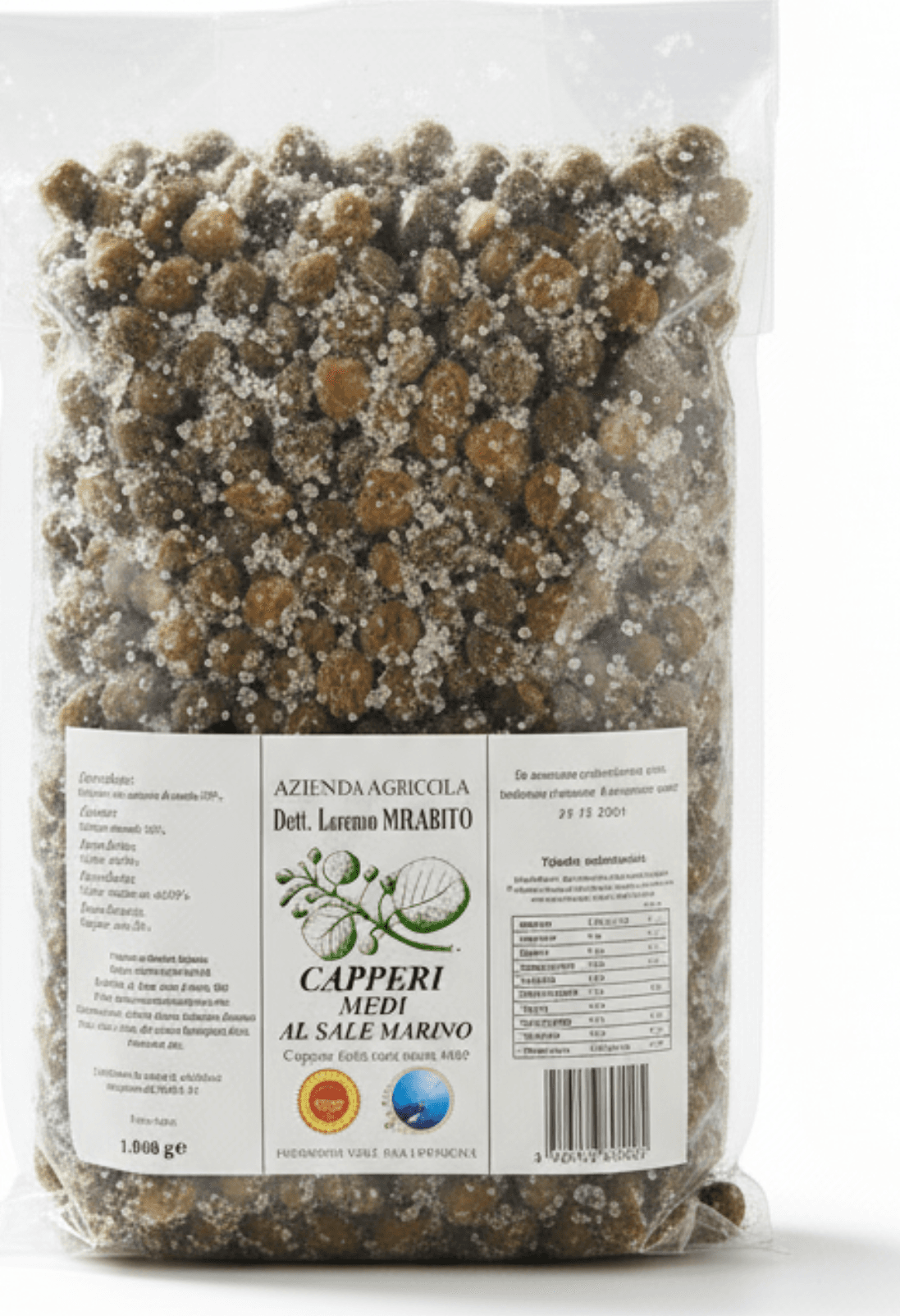 Capperi Medi Dop Sottosale Di Salina In 3 Buste Da 1 Kg cadauna Azienda Agricola Dott. Lorenzo Mirabito in Capperi Azienda Agricola Mirabito - Salina, commercioVirtuoso.it