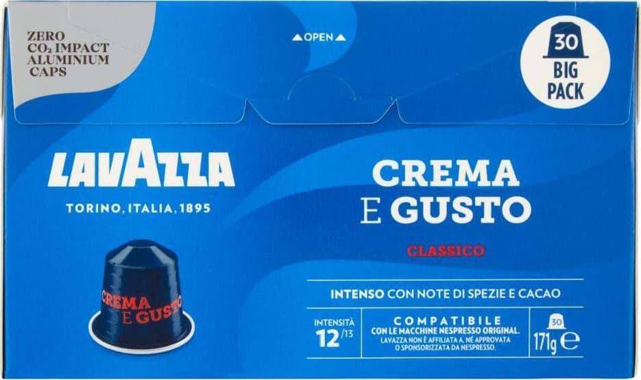 Capsule caffè Lavazza Nespresso Crema & Gusto 7034 Alimentari e cura della casa/Caffè tè e bevande/Caffè/Cialde e capsule di caffè/ Scontolo.net - Potenza, Commerciovirtuoso.it