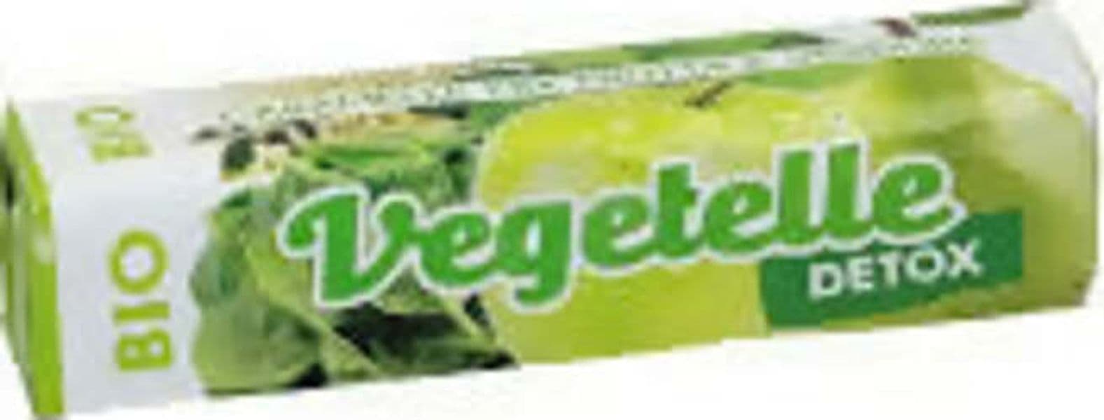caramelle biologiche di frutta detox 45g che uniscono la naturale dolcezza della frutta alle proprietà benefiche della verdura. bio, gluten-free, vegan, con sciroppo di riso.
