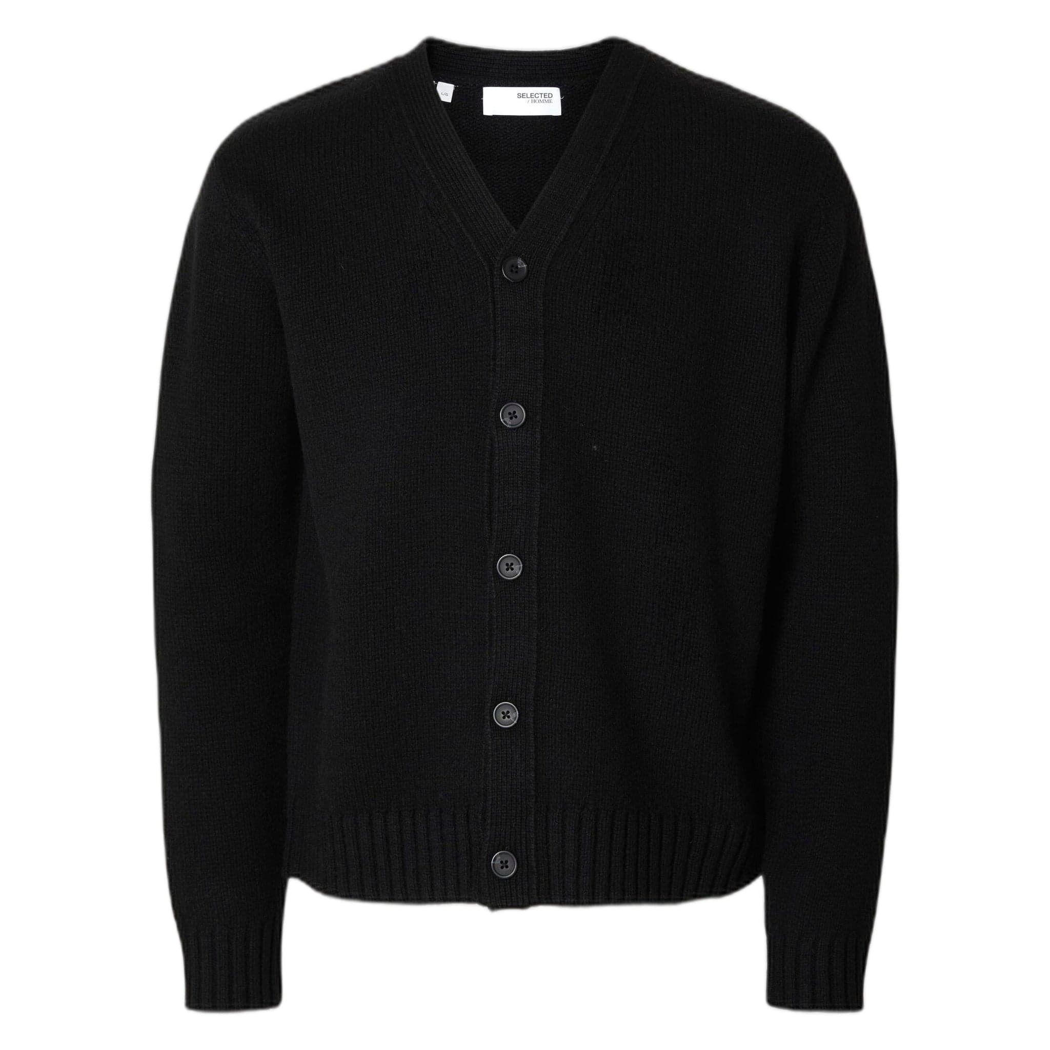 SELECTED HOMME cardigan selected homme ls knit relaxed cardigan - black da uomo in Cardigan Drestige - Casamassima, commercioVirtuoso.it