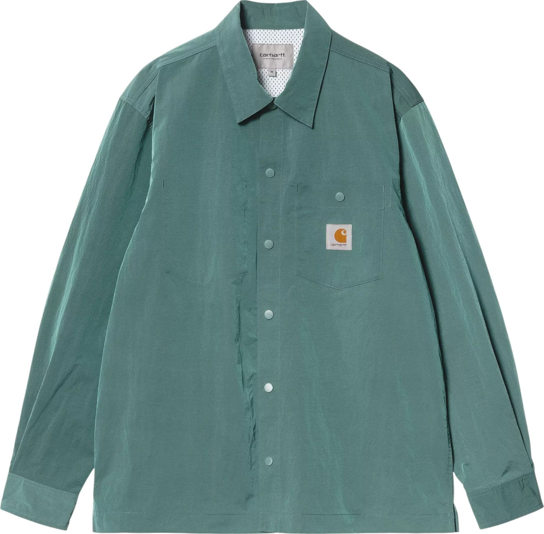 CARHARTT WIP carhartt wip canby shirt jac - silver pine / white da uomo in Abbigliamento tecnico e protettivo Drestige - Casamassima, commercioVirtuoso.it