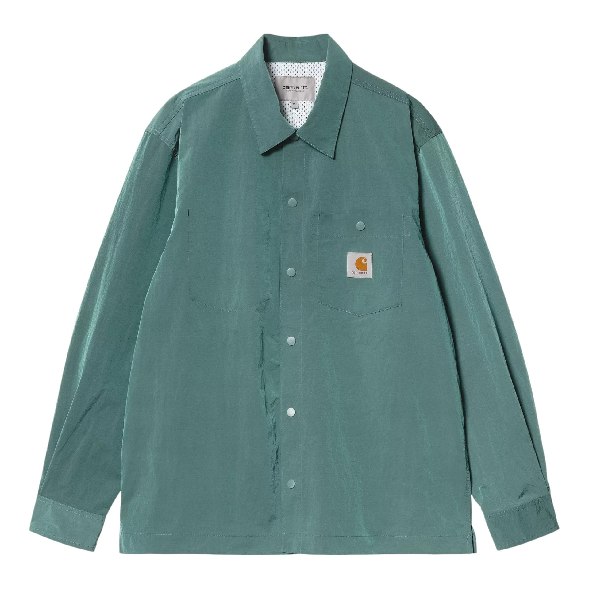CARHARTT WIP carhartt wip canby shirt jac - silver pine / white da uomo in Abbigliamento tecnico e protettivo Drestige - Casamassima, commercioVirtuoso.it