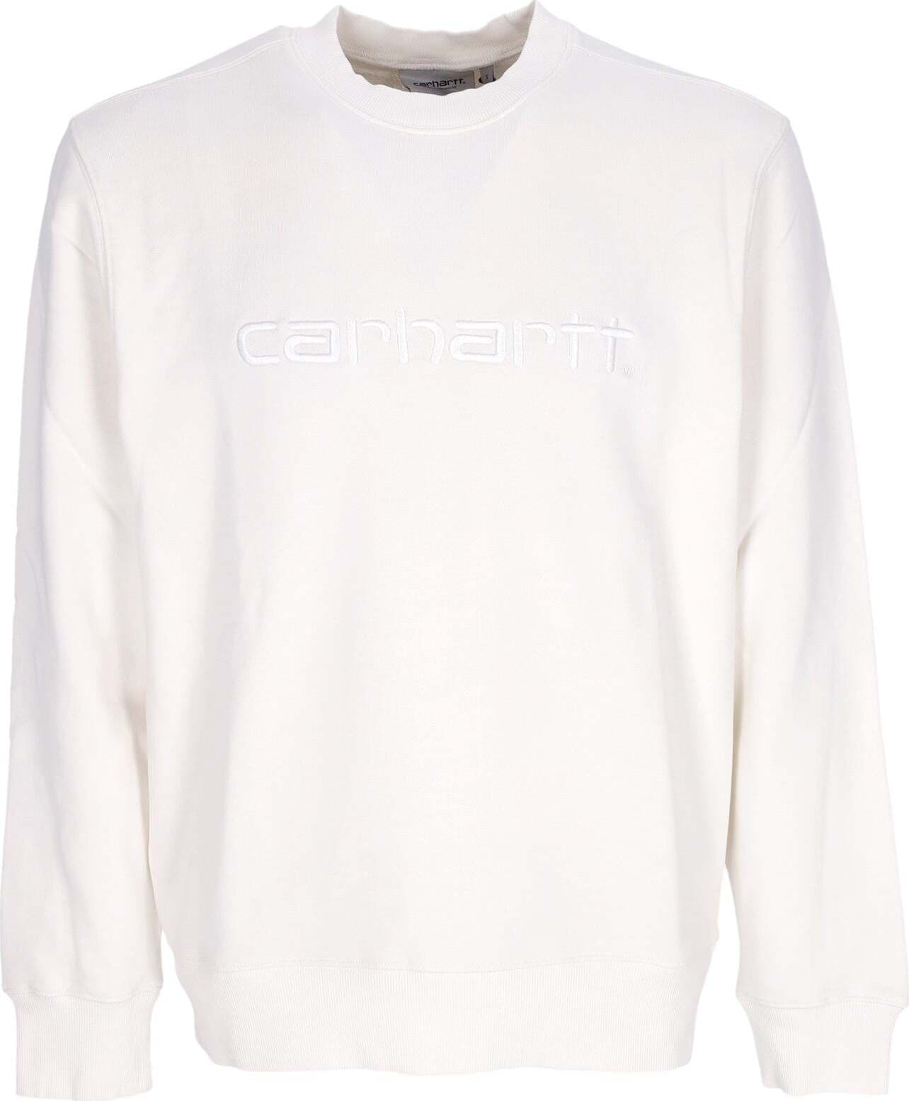 CARHARTT-WIP-Felpa-Leggera-Girocollo-Uomo-Duster-Crewneck-Wax-Garment-Dyed-da-uomo