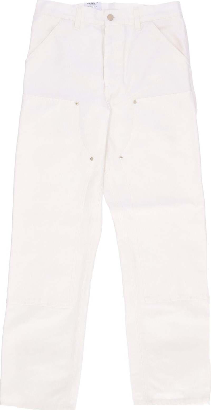 CARHARTT-WIP-Jeans-Uomo-Double-Knee-Pant-Black-Rinsed-da-uomo