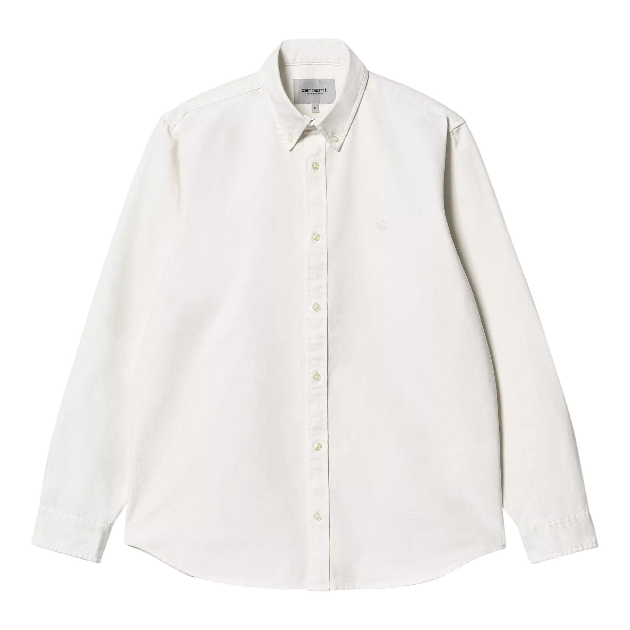 CARHARTT WIP carhartt wip l/s bolton shirt - white da uomo in T-shirt Drestige - Casamassima, commercioVirtuoso.it