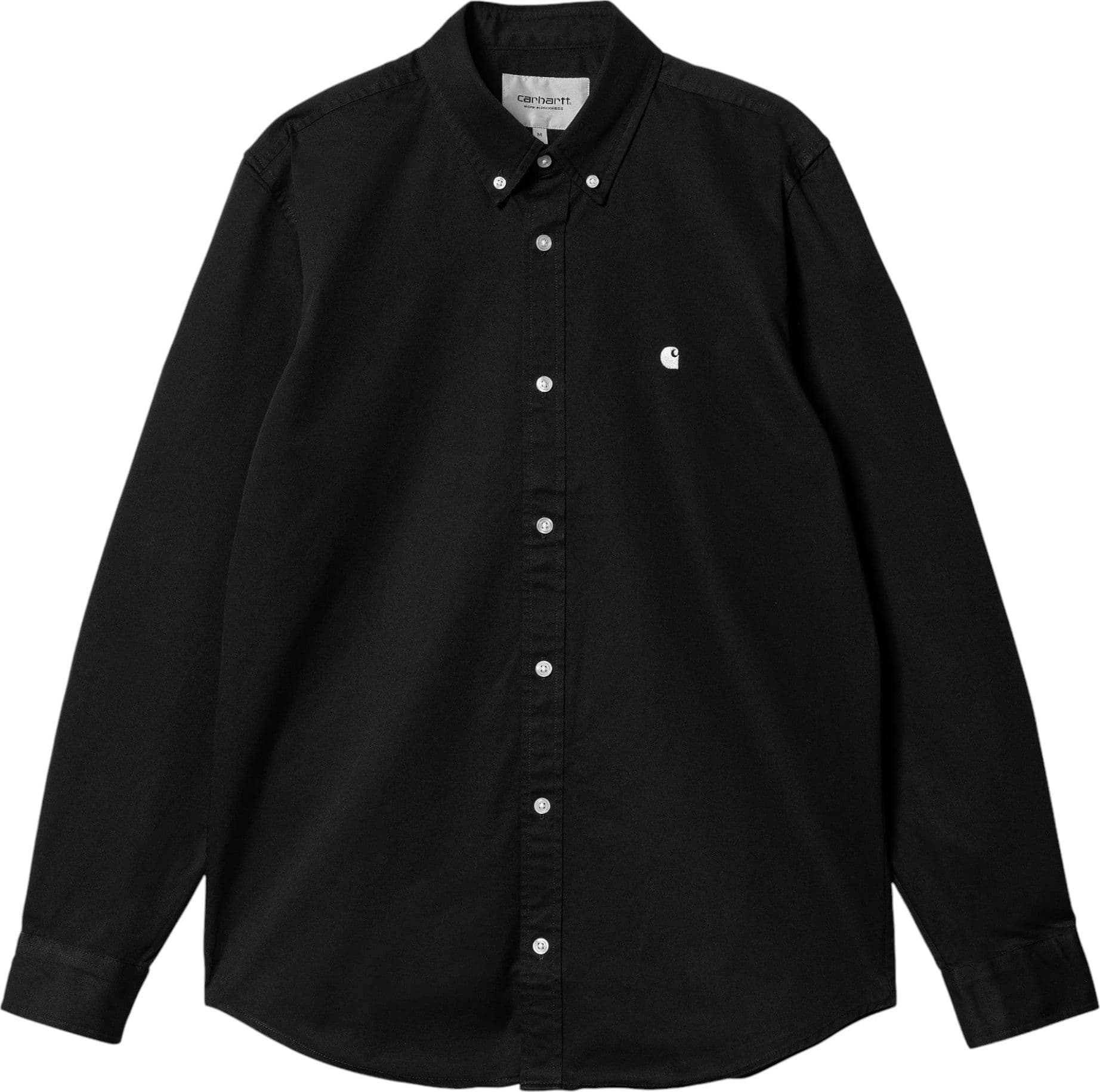 CARHARTT WIP carhartt wip l/s madison shirt - black / white da uomo in T-shirt Drestige - Casamassima, commercioVirtuoso.it