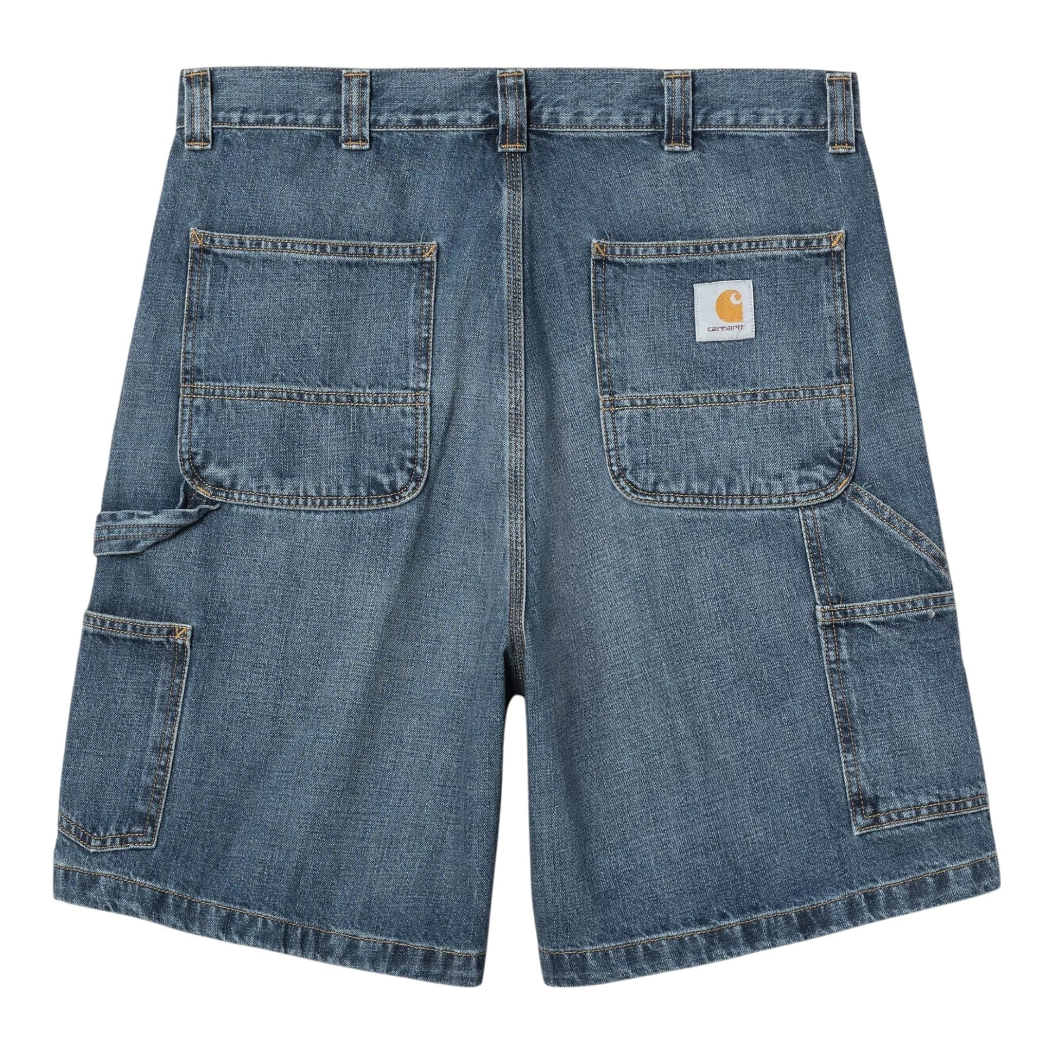 CARHARTT WIP carhartt wip og single knee short - blue dark used wash da uomo in Pantaloncini Drestige - Casamassima, commercioVirtuoso.it