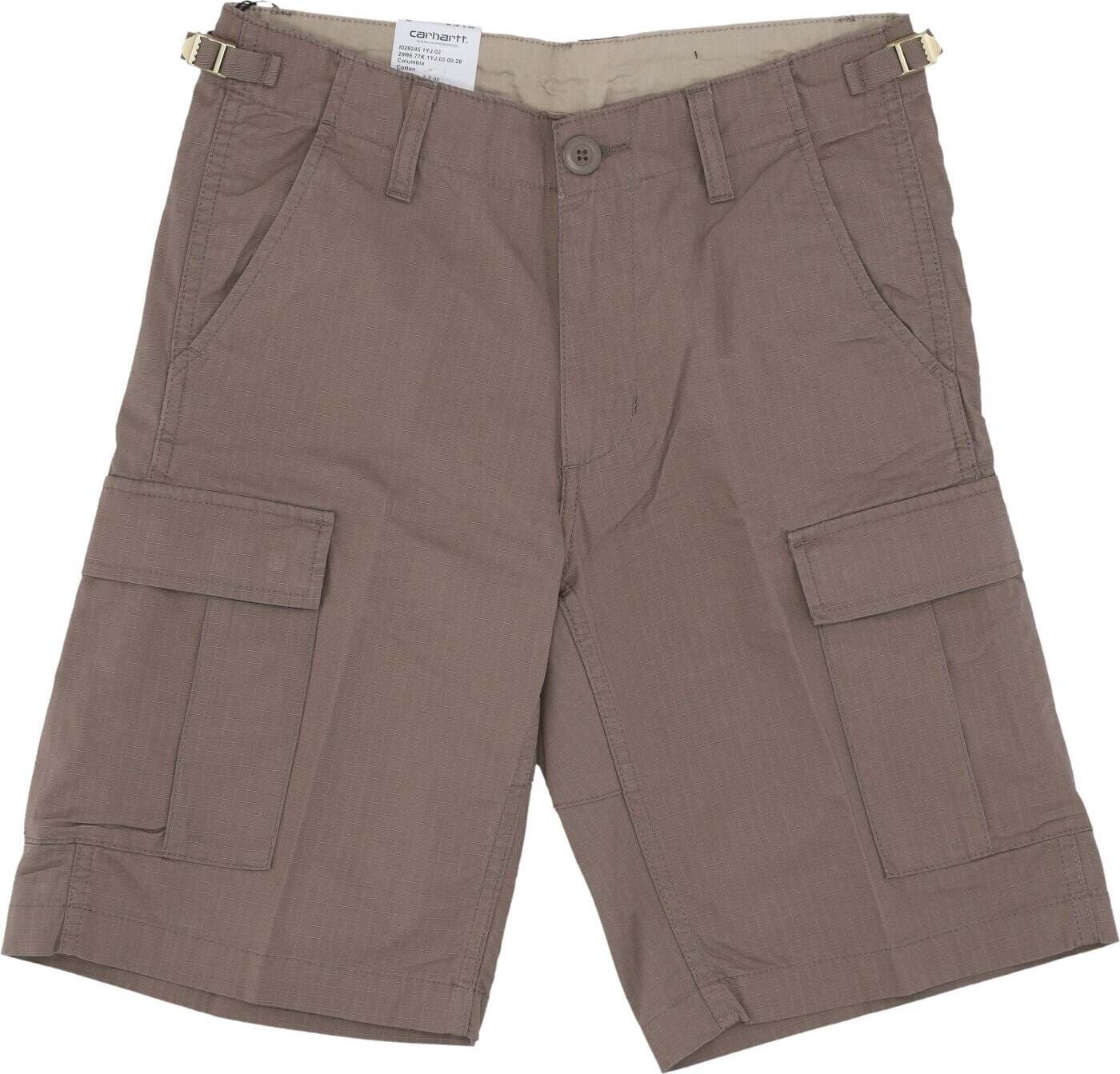 CARHARTT-WIP-Pantalone-Corto-Uomo-Aviation-Short-Branch-Rinsed-da-uomo