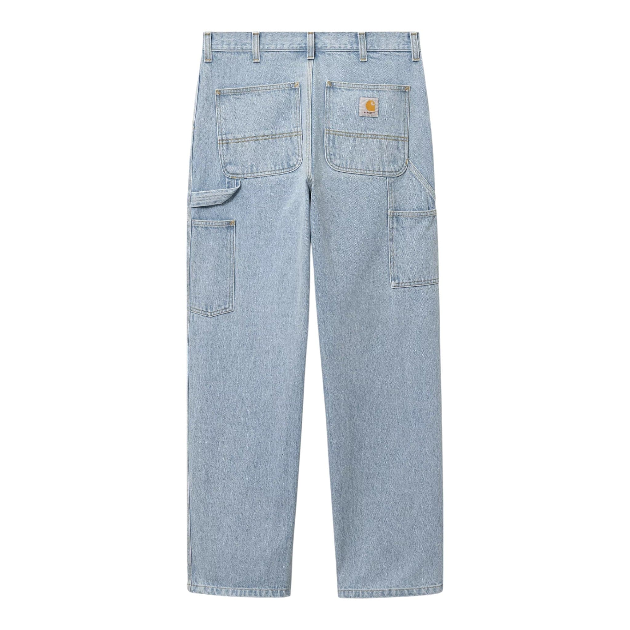 CARHARTT WIP carhartt wip single knee pant - blue heavy stone bleached da uomo in Pantaloni Drestige - Casamassima, commercioVirtuoso.it