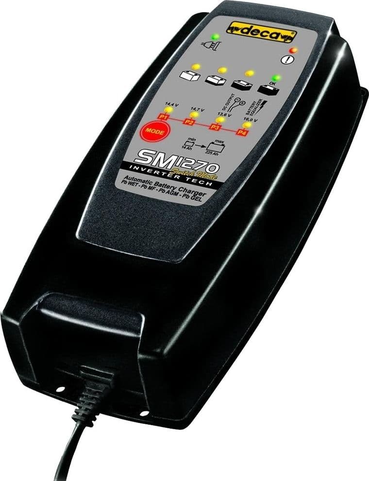 Carica Batterie Deca Sm1270 Per Moto E Auto 14ah A 225ah 12v Caricabatteria Auto e Moto/Attrezzi per veicoli/Attrezzi per batteria/Caricabatterie Trade Shop italia - Napoli, Commerciovirtuoso.it