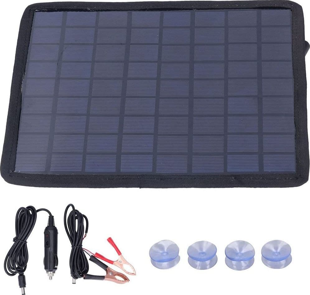 Caricabatteria Da Pannello Solare Da 6w 18v Da Auto Portatile Da 12v Ricarica Elettronica/Cellulari e accessori/Accessori/Caricabatterie/Caricabatterie ad energia solare Trade Shop italia - Napoli, Commerciovirtuoso.it