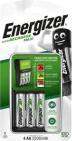 Caricabatteria Power Plus Maxi 4AA - Energizer Elettronica/Pile e caricabatterie/Caricabatterie Eurocartuccia - Pavullo, Commerciovirtuoso.it