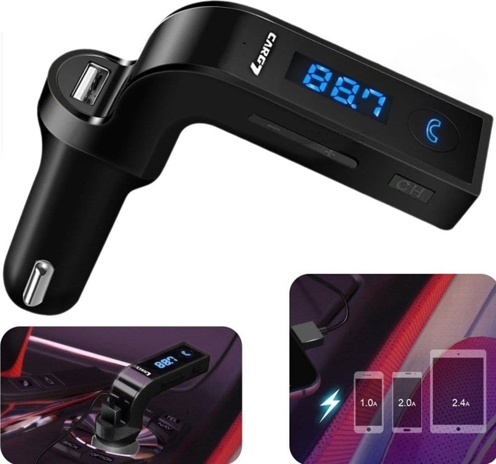 Caricabatterie-Carg7-Auto-Trasmettitore-Bluetooth-Usb-Tf-Card-Android-Ios-Tablet