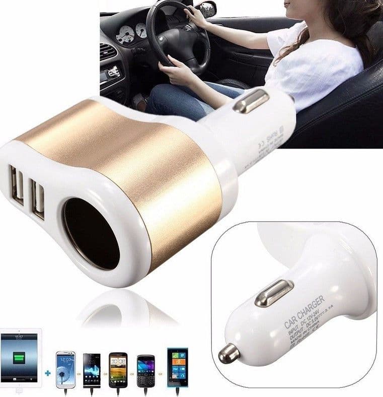 CARICABATTERIE CARICA BATTERIA USB AUTO CAMPER 12V 24V PER TABLET SMARTHPHONE Trade Shop italia - Napoli, Commerciovirtuoso.it