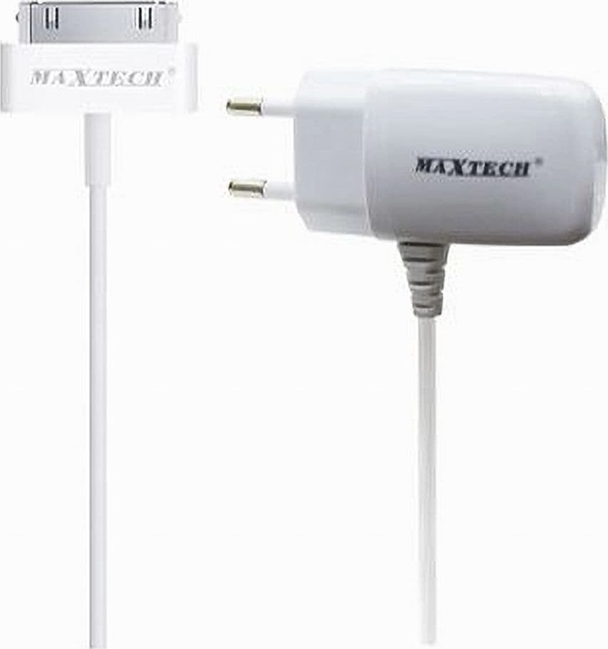 Caricabatterie Da Viaggio Casa 30pin Iphone 3g/3s/4g/4s 5volt-1000ma Maxtech Ca-s005 Caricabatteria Trade Shop italia - Napoli, Commerciovirtuoso.it