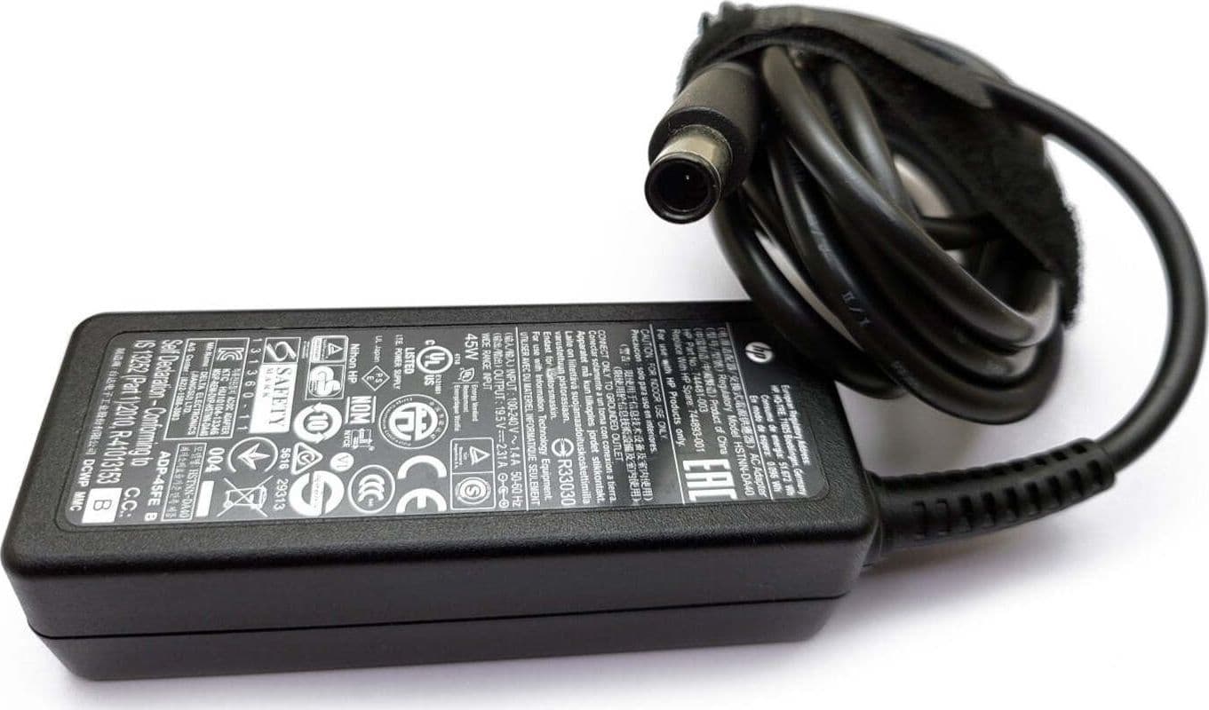 Caricabatterie originale HP HSTNN-DA40 740015-003 45W Adattatore di alimentazione Caricatore adattatore 19.5V 2.31A Spinotto Rotondo 7.4mm EX DEMO in 85cento.it - Potenza, commercioVirtuoso.it