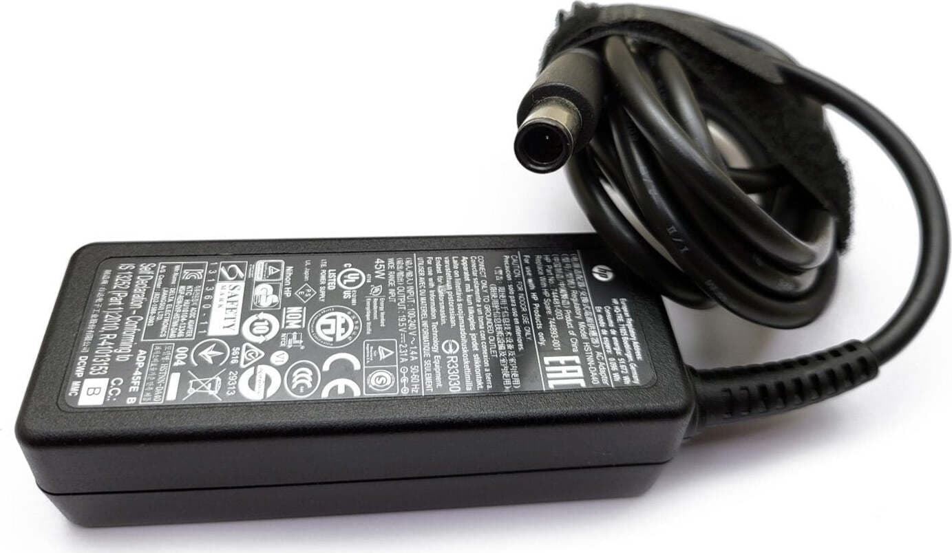 Caricabatterie originale HP HSTNN-DA40 740015-003 45W Adattatore di alimentazione Caricatore adattatore 19.5V 2.31A Spinotto Rotondo 7.4mm EX DEMO in 85cento.it - Potenza, commercioVirtuoso.it