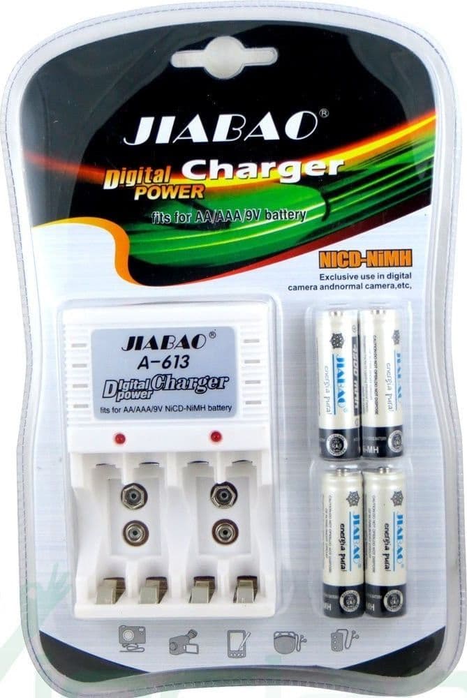 Caricabatterie Per Pile Ricaricabili Carica Batteria Aa / Aaa / 9v A-613 Elettronica/Pile e caricabatterie/Caricabatterie Trade Shop italia - Napoli, Commerciovirtuoso.it