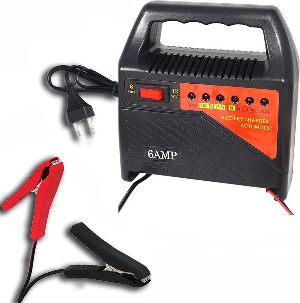 Caricabatterie-Professionale-6v-12v-Auto-Moto-Camper-Barca-6a-Caricabatteria