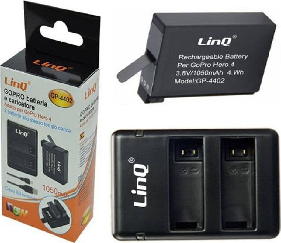 Caricabatterie Usb Doppia Carica + Batteria 1050mah Adatto Per Gopro Hero 4 Gp-4402 Elettronica/Cellulari e accessori/Accessori/Cavi e adattatori/Cavi Lightning Trade Shop italia - Napoli, Commerciovirtuoso.it