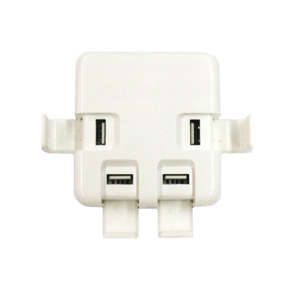 Caricatore Adattatore Corrente Spina Usb 4 Porte 40 W 8a Smartphone Tablet