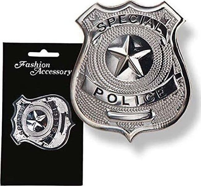 Carnival-Toys-Distintivo-Poliziotto-In-Metallo