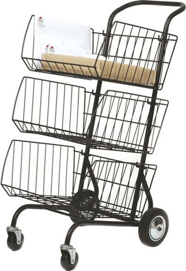 Carrello Corchar per la posta - 3 vaschette removibili - rete in metallo - Alba Fai da te/Prodotti per la costruzione/Prodotti per il trasporto materiali/Attrezzature per il trasporto di materiali/Carrelli di servizio Eurocartuccia - Pavullo, Commerciovirtuoso.it
