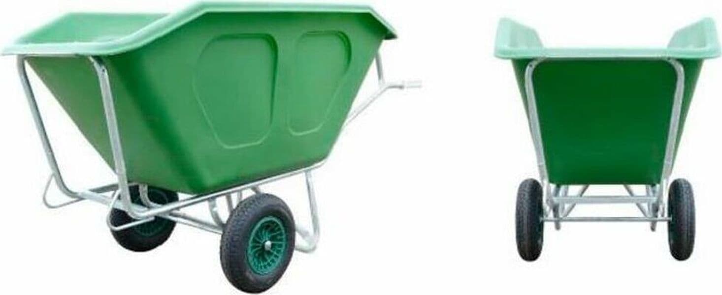 Carriola da 500 lt in plastica con 2 ruote in Carriole GardenStore - Novellara, commercioVirtuoso.it