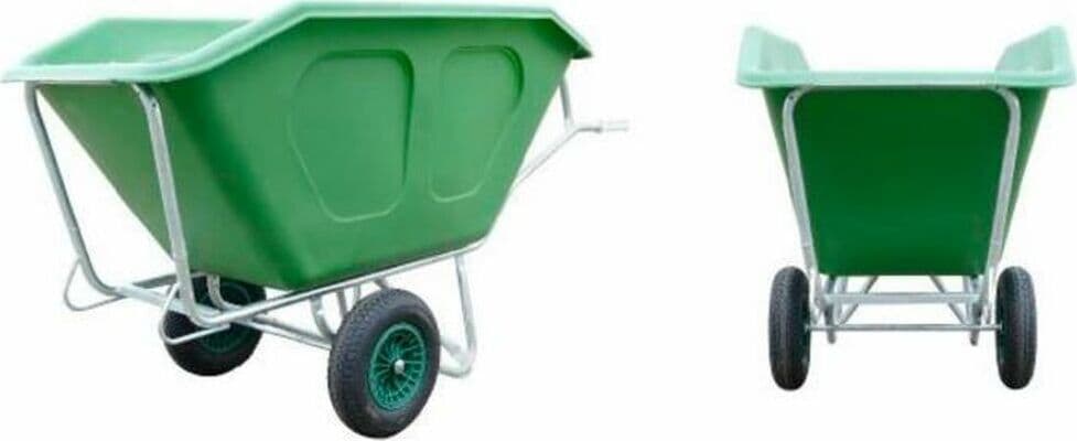 Carriola da 500 lt in plastica con 2 ruote in Carriole GardenStore - Novellara, commercioVirtuoso.it