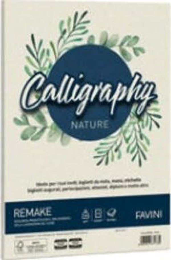 Carta Calligraphy Nature Remake - A4 - 120 gr - perla - Favini - conf. 50 fogli Cancelleria e prodotti per ufficio/Carta blocchi e quaderni/Carta/Carta da lettere Eurocartuccia - Pavullo, Commerciovirtuoso.it