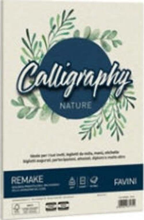 Carta Calligraphy Nature Remake - A4 - 250 gr - perla - Favini - conf. 50 fogli Cancelleria e prodotti per ufficio/Carta blocchi e quaderni/Carta/Carta da lettere Eurocartuccia - Pavullo, Commerciovirtuoso.it