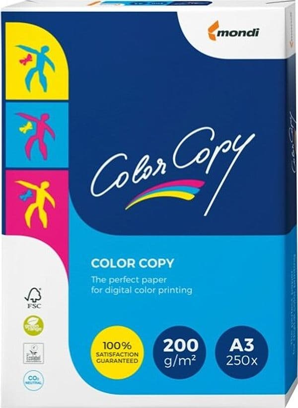 Carta Color Copy - A3 - 200 gr - bianco - Mondi - conf. 250 fogli Cancelleria e prodotti per ufficio/Carta blocchi e quaderni/Carta/Carta per fotocopiatrici e stampanti/Carta per fotocopiatrice e multiuso Eurocartuccia - Pavullo, Commerciovirtuoso.it