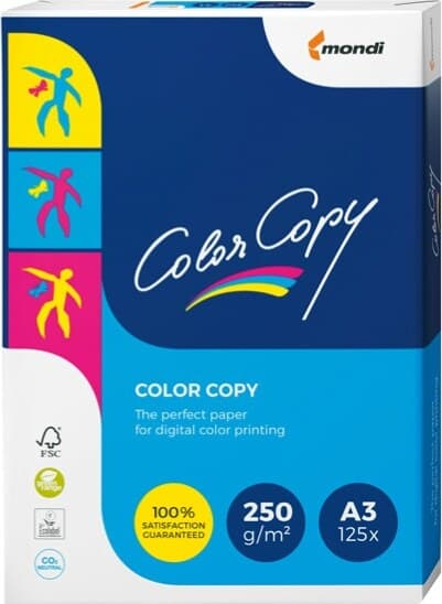 Carta Color Copy - A3 - 250 gr - bianco - Mondi - conf. 125 fogli Cancelleria e prodotti per ufficio/Carta blocchi e quaderni/Carta/Carta per fotocopiatrici e stampanti/Carta per fotocopiatrice e multiuso Eurocartuccia - Pavullo, Commerciovirtuoso.it