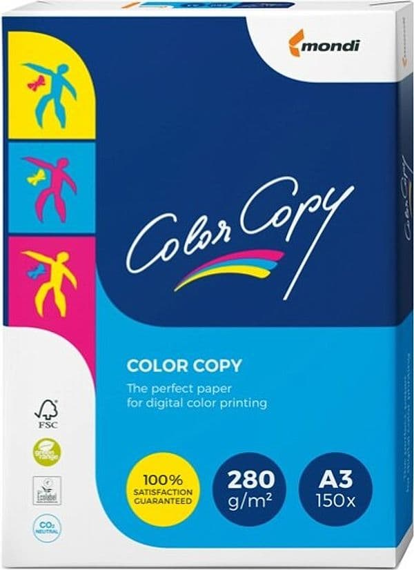 Carta Color Copy - A3 - 280 gr - bianco - Mondi - conf. 150 fogli Cancelleria e prodotti per ufficio/Carta blocchi e quaderni/Carta/Carta per fotocopiatrici e stampanti/Carta per fotocopiatrice e multiuso Eurocartuccia - Pavullo, Commerciovirtuoso.it