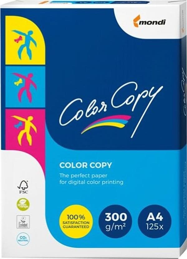 Carta Color Copy - A4 - 300 gr - bianco - Mondi - conf. 125 fogli Cancelleria e prodotti per ufficio/Carta blocchi e quaderni/Carta/Carta per fotocopiatrici e stampanti/Carta per fotocopiatrice e multiuso Eurocartuccia - Pavullo, Commerciovirtuoso.it
