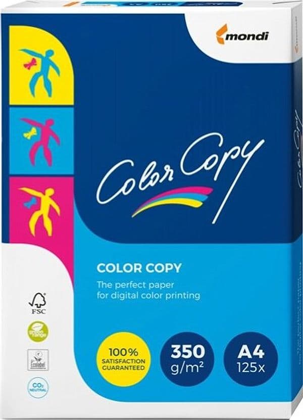 Carta Color Copy - A4 - 350 gr - bianco - Mondi - conf. 125 fogli Cancelleria e prodotti per ufficio/Carta blocchi e quaderni/Carta/Carta per fotocopiatrici e stampanti/Carta per fotocopiatrice e multiuso Eurocartuccia - Pavullo, Commerciovirtuoso.it