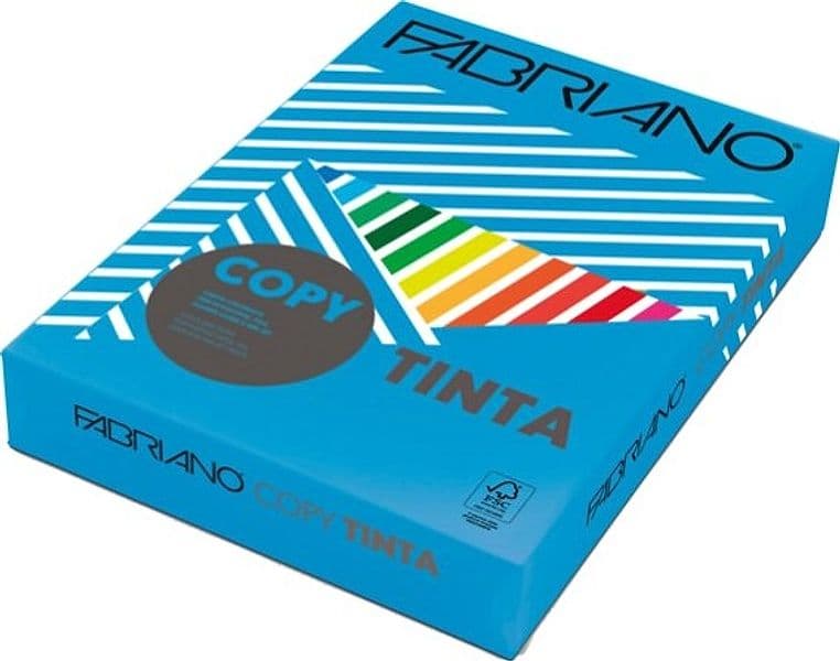 Carta Copy Tinta - A3 - 160 gr - colori forti azzurro - Fabriano - conf. 125 fogli Casa e cucina/Hobby creativi/Carta e lavorazione della carta/Carta/Carta decorativa Eurocartuccia - Pavullo, Commerciovirtuoso.it
