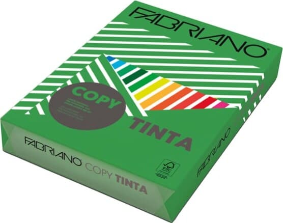 Carta Copy Tinta - A3 - 160 gr - colori forti verde - Fabriano - conf. 125 fogli Casa e cucina/Hobby creativi/Carta e lavorazione della carta/Carta/Carta decorativa Eurocartuccia - Pavullo, Commerciovirtuoso.it